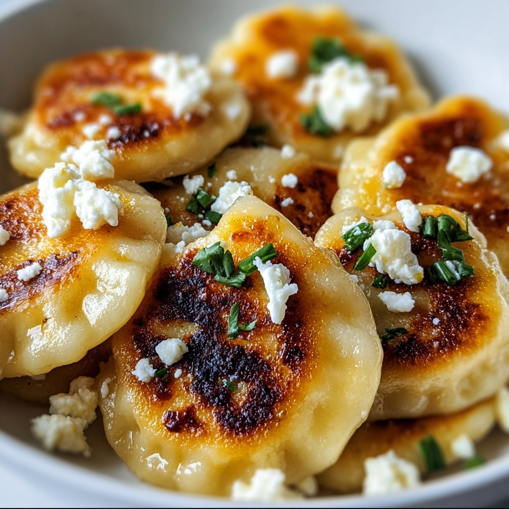 Roasted Butternut Squash and Feta Pierogi Recipe - Recipe Image
