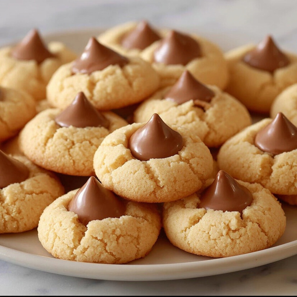 Peanut Butter Blossoms Recipe - Recipe Image