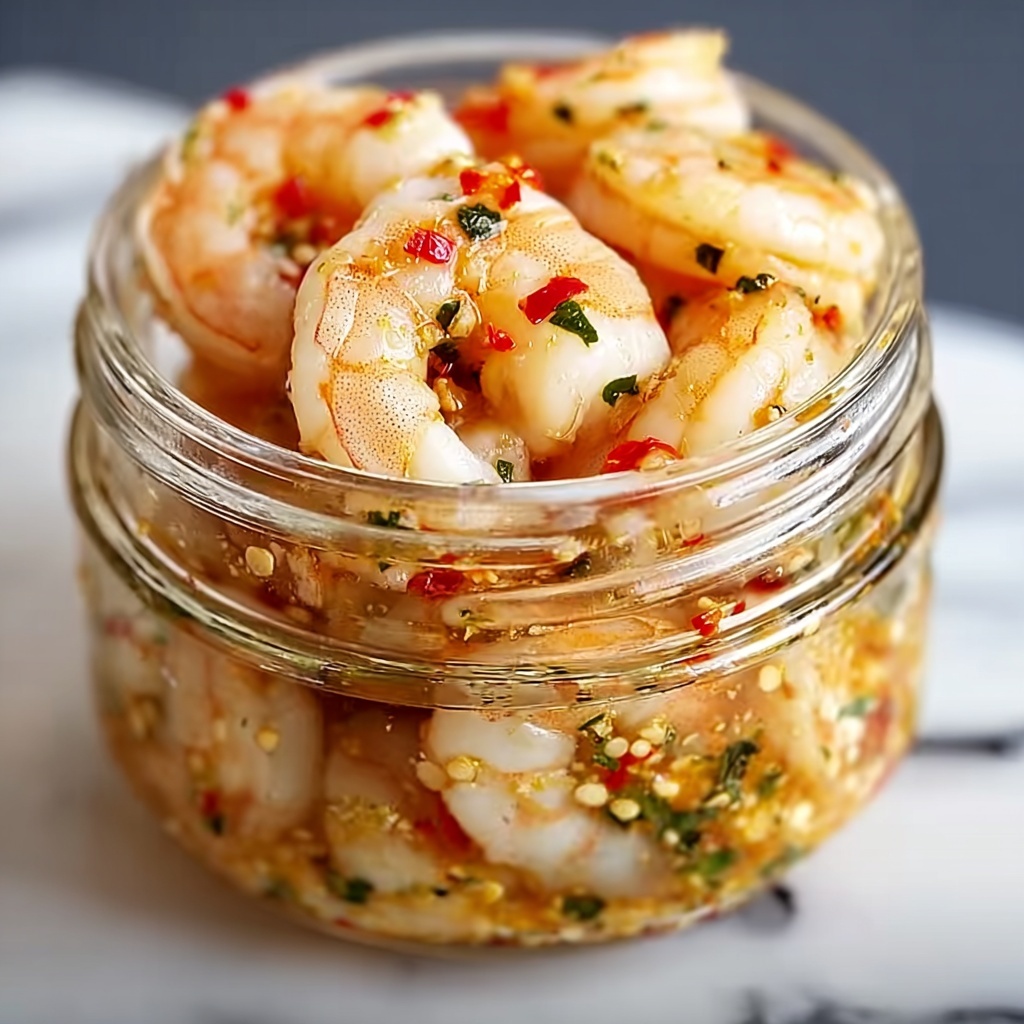 Spicy Pickled Shrimp Recipe - Recipe Image