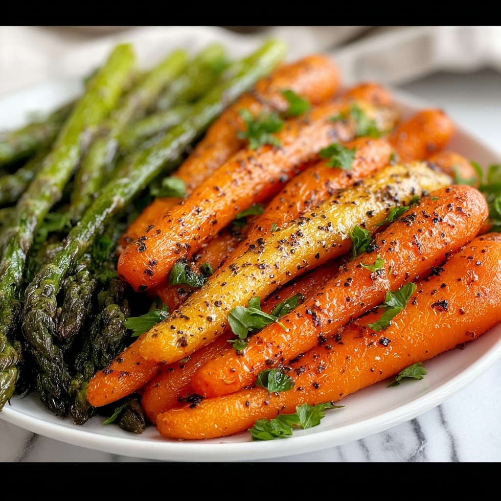 Roasted Asparagus & Carrots Recipe - Recipe Image