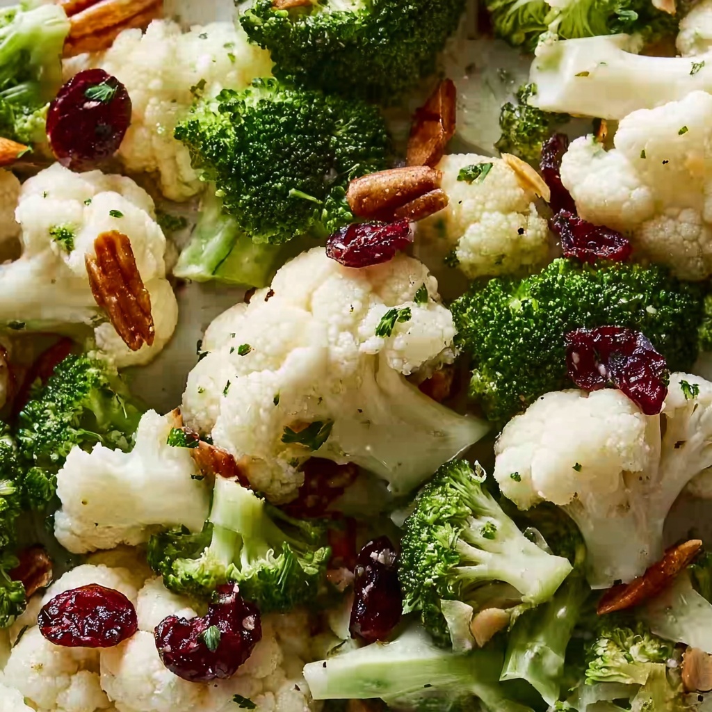 Cauliflower Broccoli Salad Recipe - Recipe Image