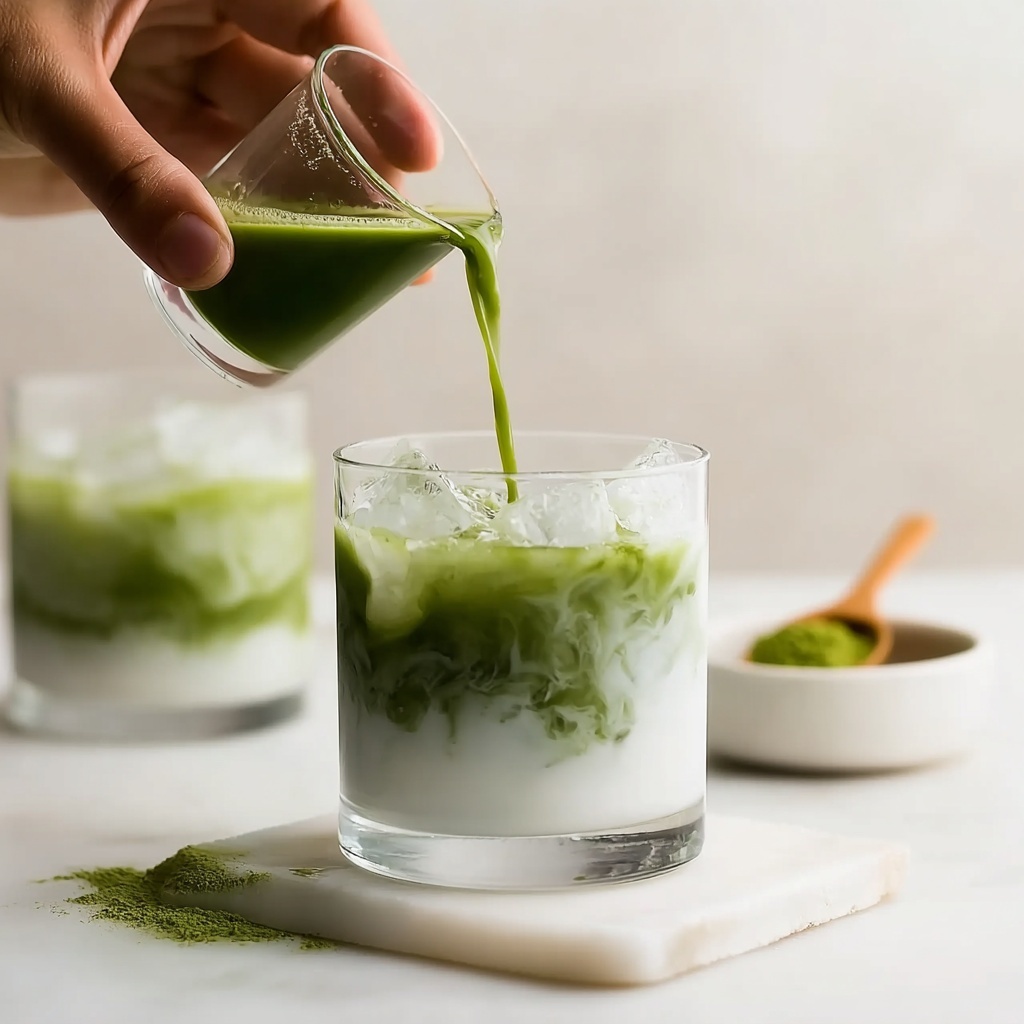 Iced Matcha Latte Recipe - Recipe Image