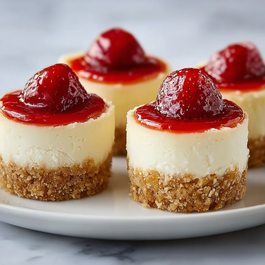 Mini Cheesecakes with Vanilla Wafer Crust Recipe - Recipe Image