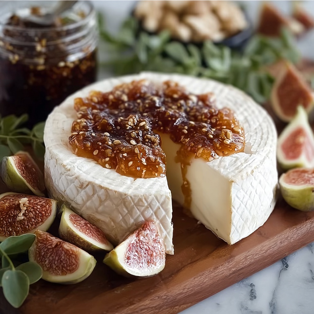 Boursin Cheese with Fig Jam and Pistachios Recipe - Recipe Image