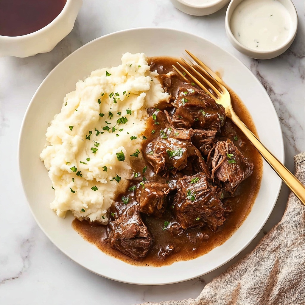 Asian-Inspired Creamy Braised Short Ribs Recipe - Recipe Image