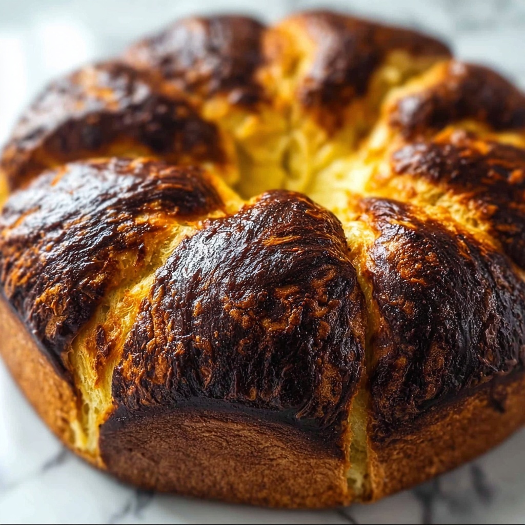 Swirled Chocolate Challah Bread Recipe - Recipe Image