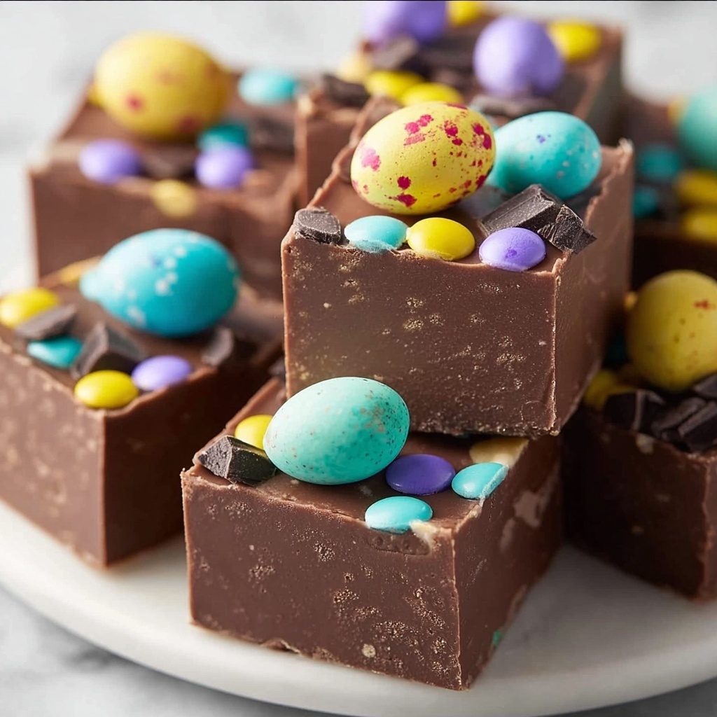 Easter Chocolate Fudge Recipe - Recipe Image