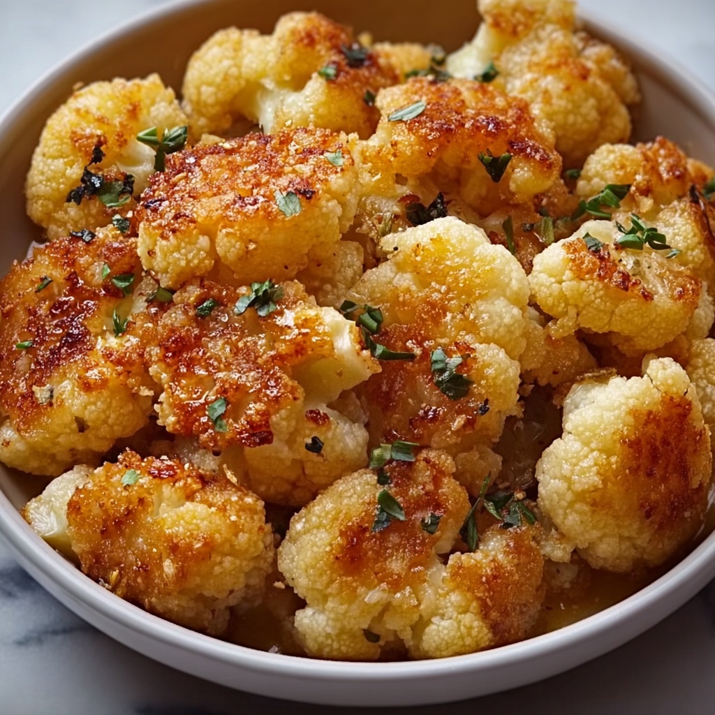 Crispy Oven-Roasted Cauliflower with Garlic and Paprika Recipe - Recipe Image