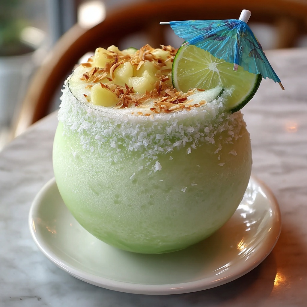 Key Lime Colada: Tropical Cocktail Delight Recipe - Recipe Image