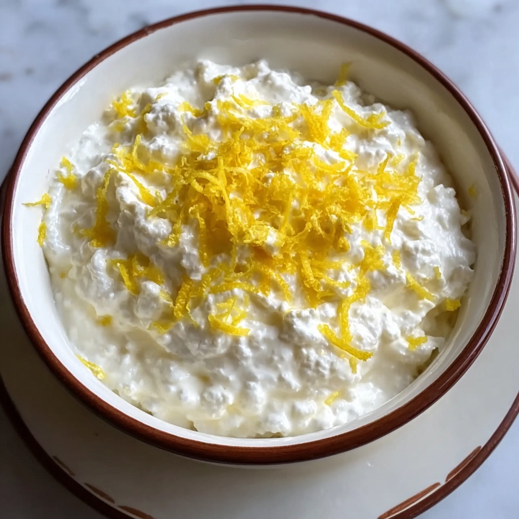 Lemon Cottage Cheese Pudding Recipe - Recipe Image