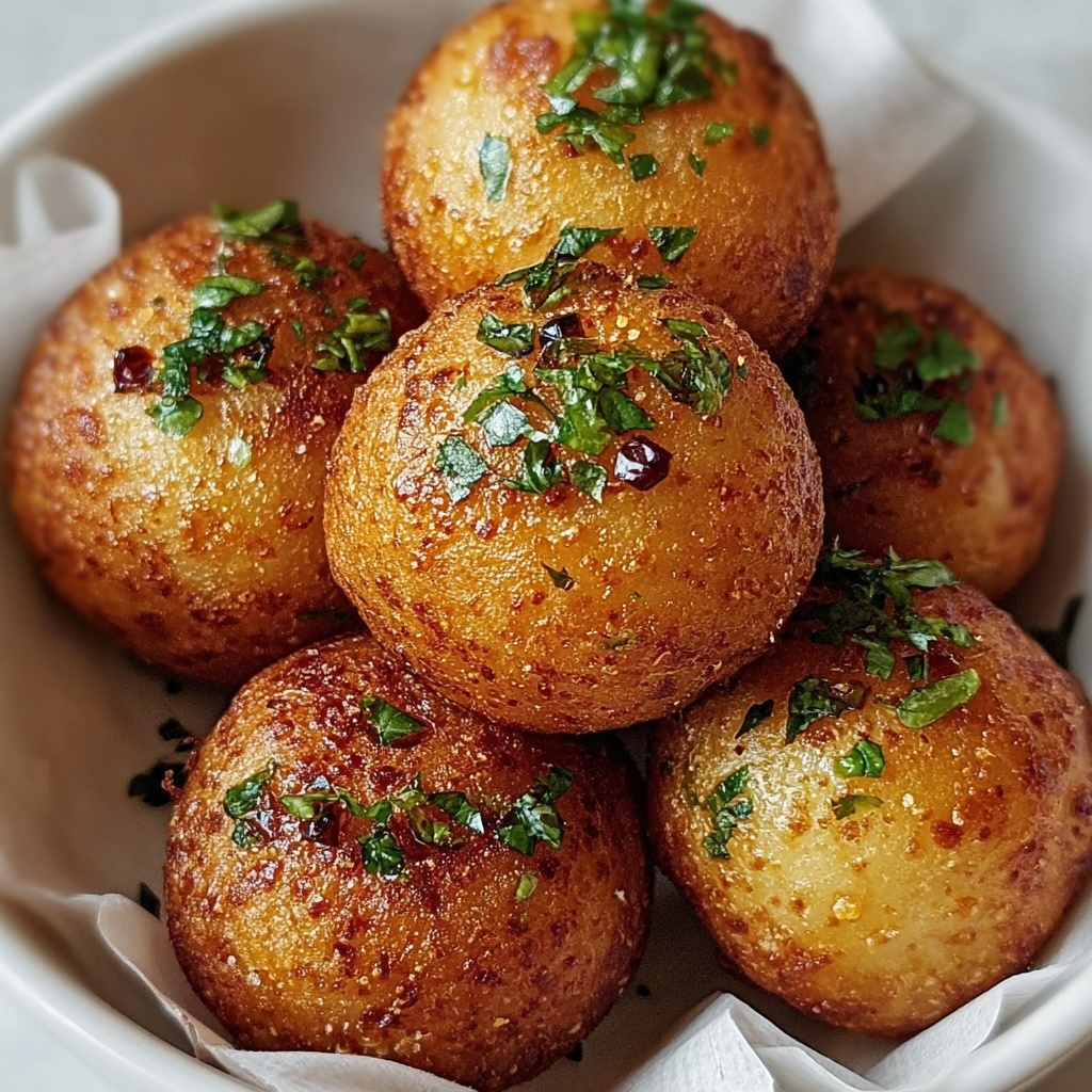 Garlic Potato Balls: A Delicious and Easy Recipe to Try Today Recipe - Recipe Image