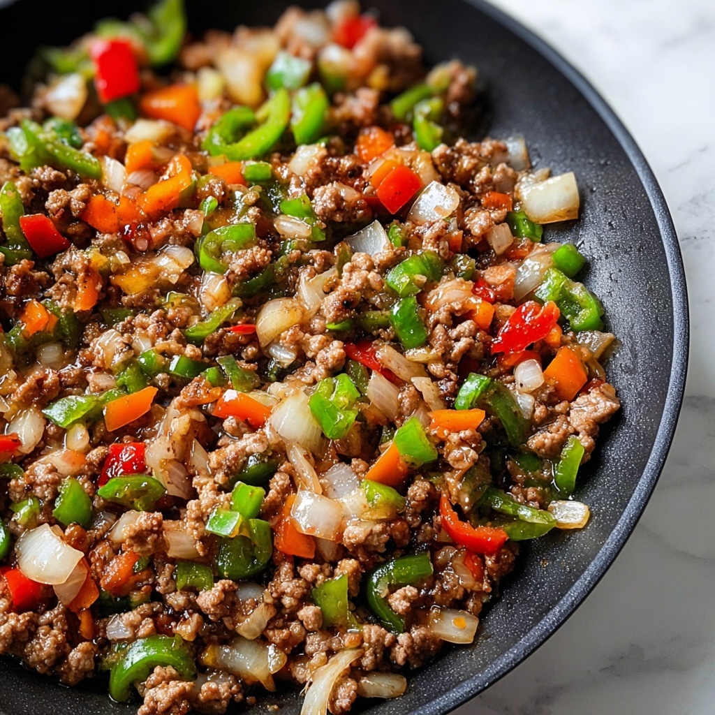 One-Pan Ground Kung Pao Chicken Recipe - Recipe Image