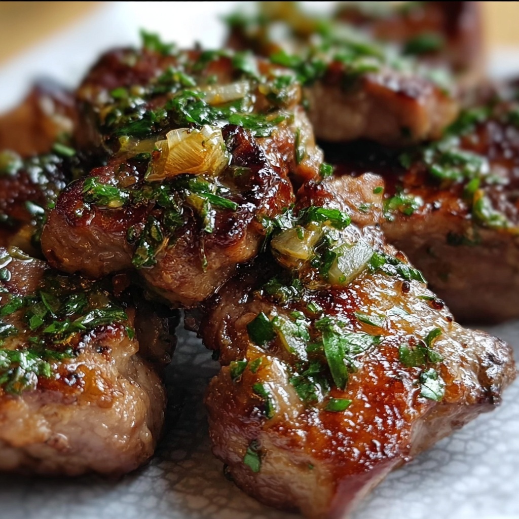 Easy Garlic Herb Lamb Chops Recipe - Recipe Image