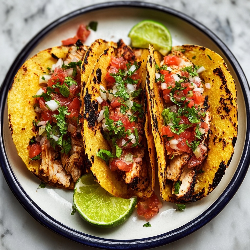 The BEST Grilled Chicken Tacos Recipe - Recipe Image