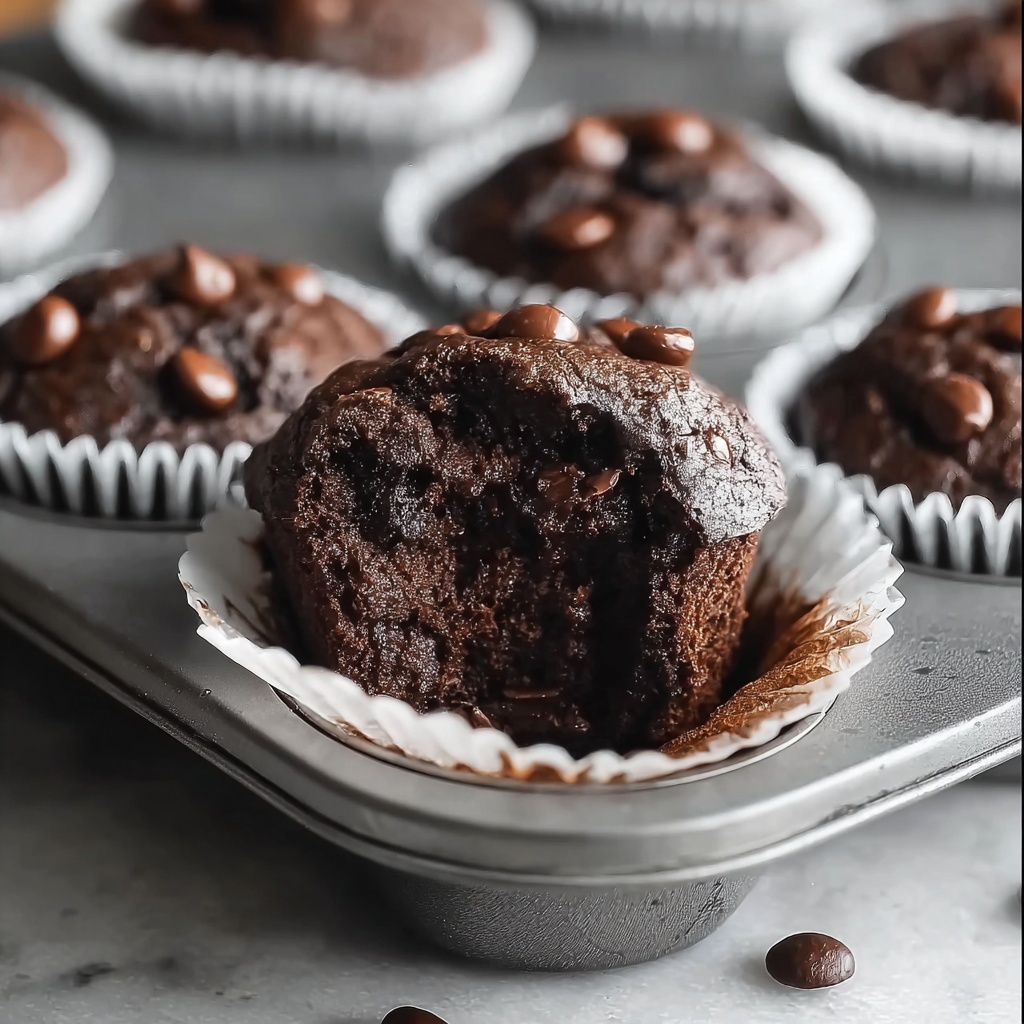 Double Chocolate Espresso Muffins Recipe - Recipe Image
