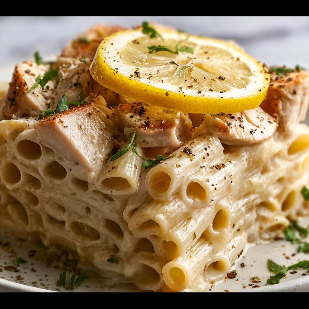 Zesty Lemon Pepper Chicken Pasta Recipe - Recipe Image