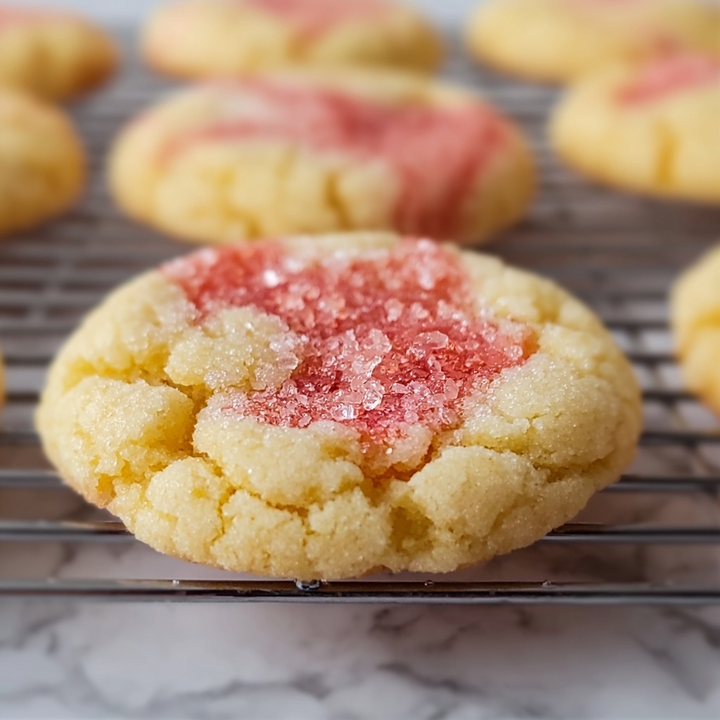 Strawberry Lemonade Cookies Recipe - Recipe Image