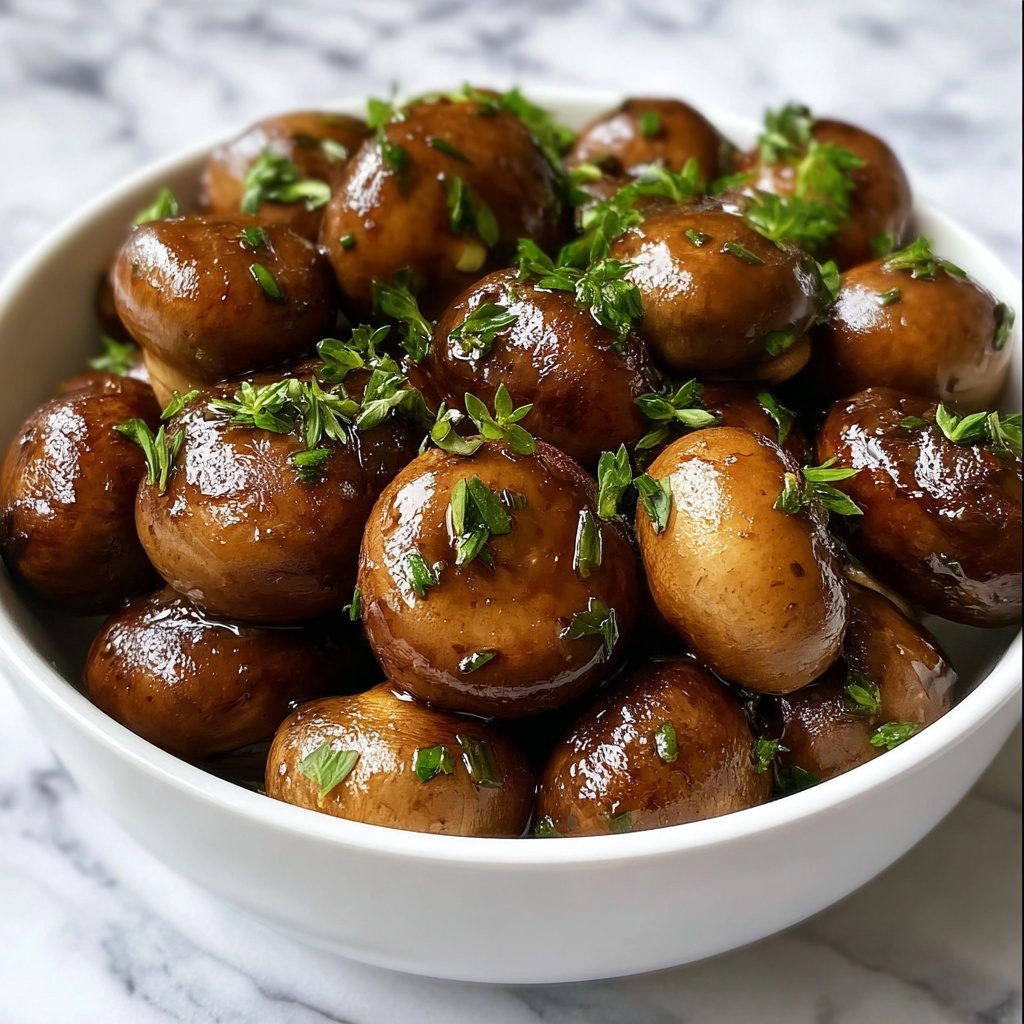 Roasted Mushrooms with Balsamic, Garlic, and Thyme Recipe - Recipe Image