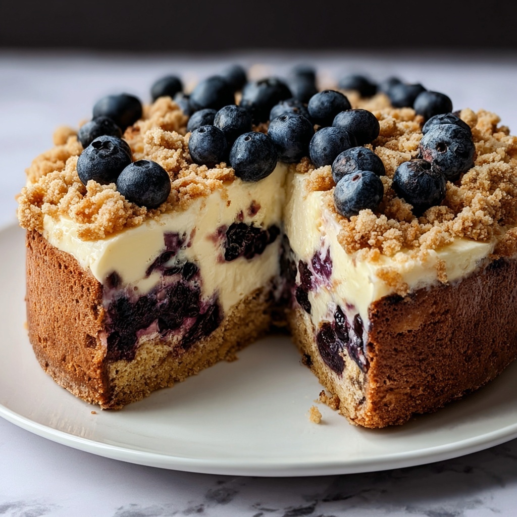 Blueberry Cream Cheese Coffee Cake Recipe - Recipe Image