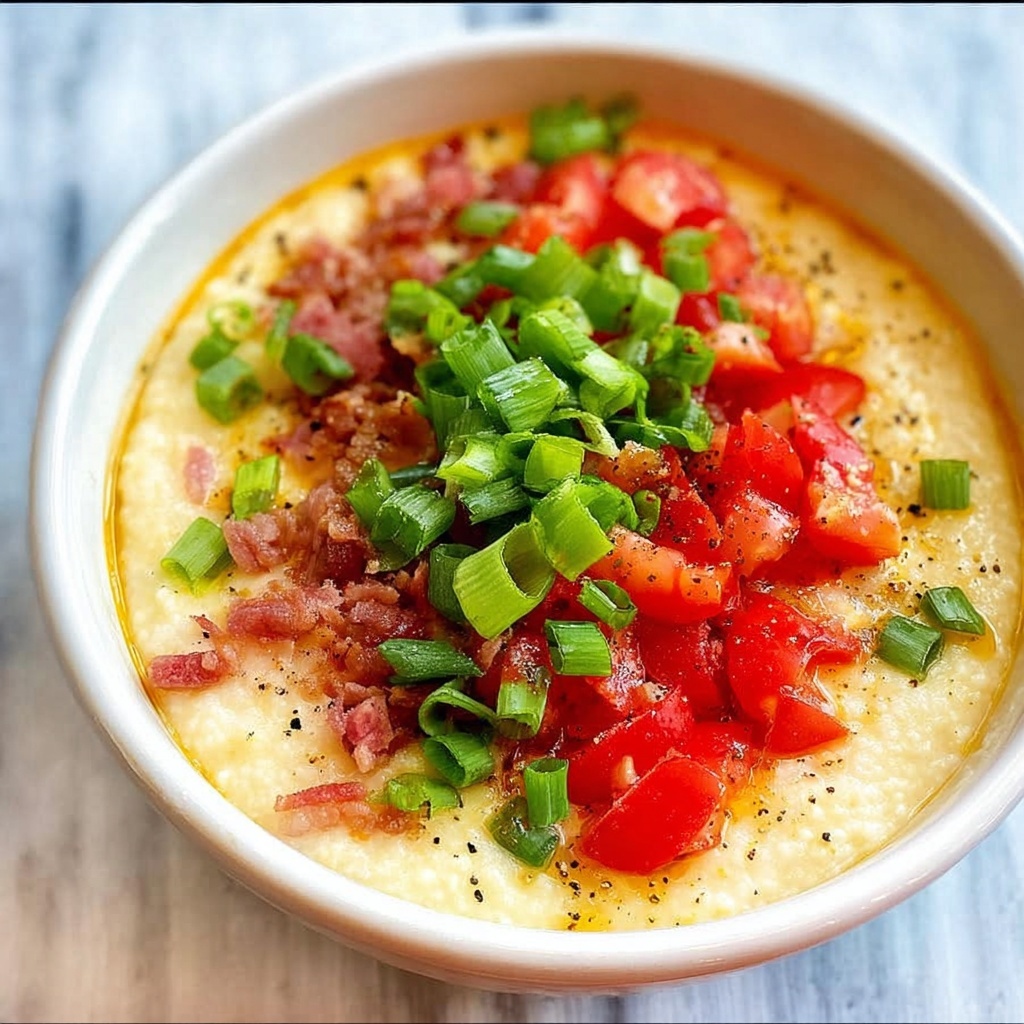 Slow Cooker Smoked Gouda Grits Recipe - Recipe Image