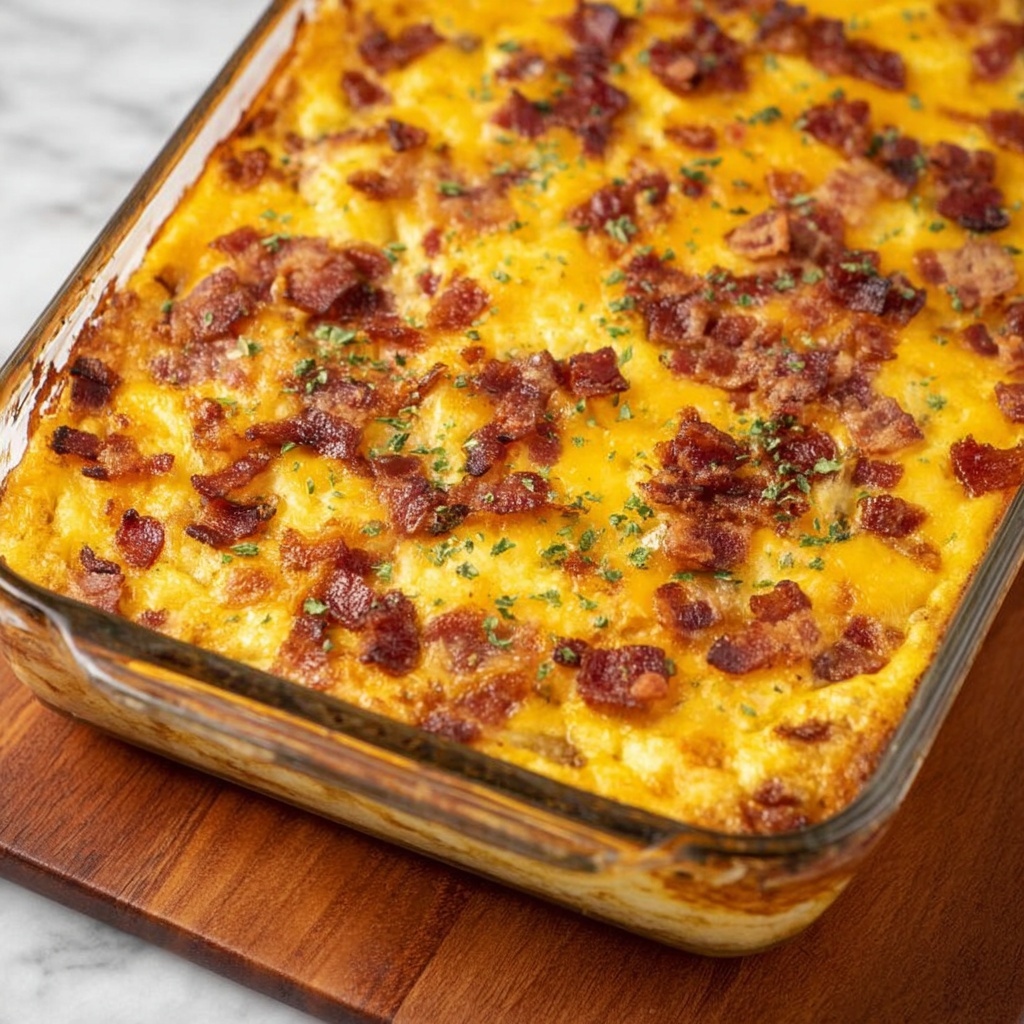 Amish Breakfast Casserole Recipe - Recipe Image
