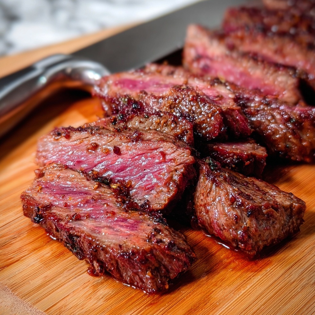 Garlic Skirt Steak Recipe - Recipe Image