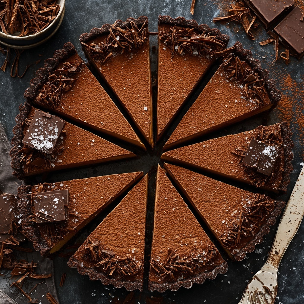Vegan Chocolate Tart (Nut-Free) Recipe - Recipe Image