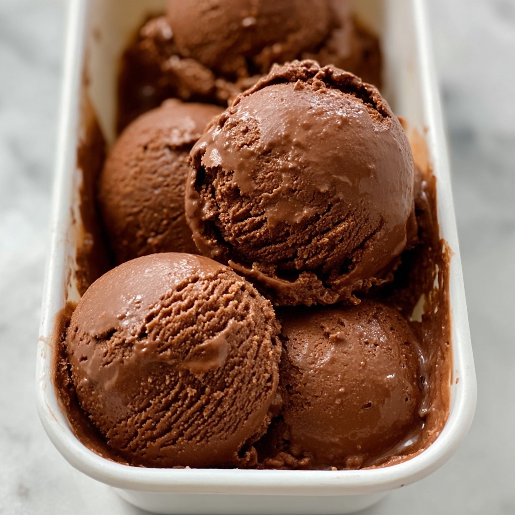 Chocolate No Churn Vegan Ice Cream Recipe - Recipe Image