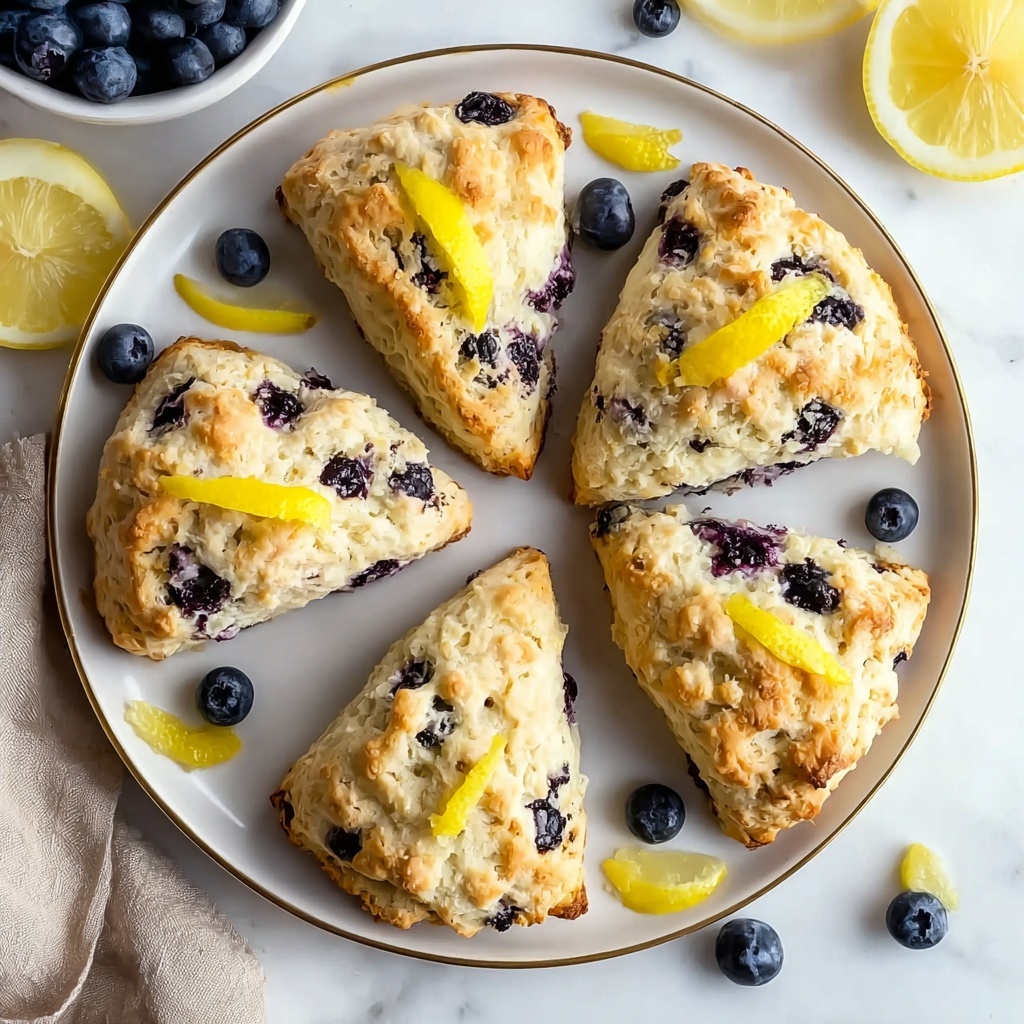 The Best Sourdough Discard Blueberry Scones Recipe - Recipe Image