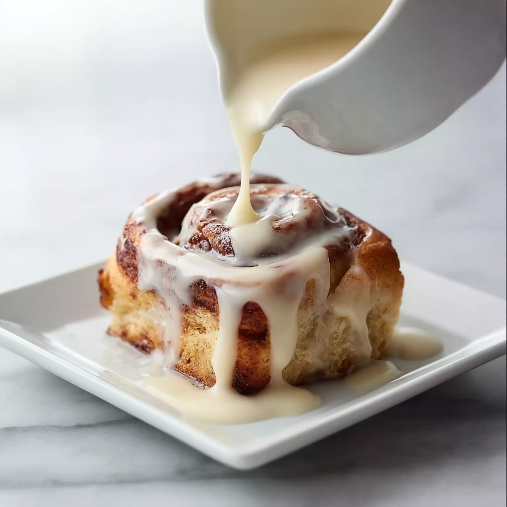 Cinnamon Roll Icing without Cream Cheese Recipe - Recipe Image