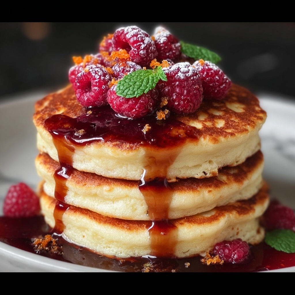 Raspberry Carrot Cake Pancakes Recipe - Recipe Image