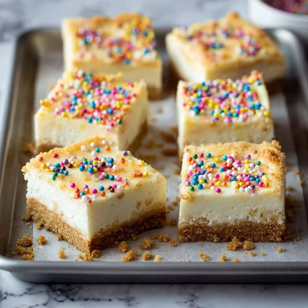 Sugar Cookie Cheesecake Bars Recipe - Recipe Image
