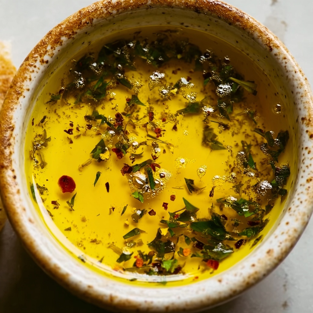 Garlic Herb Bread Dipping Oil Recipe - Recipe Image