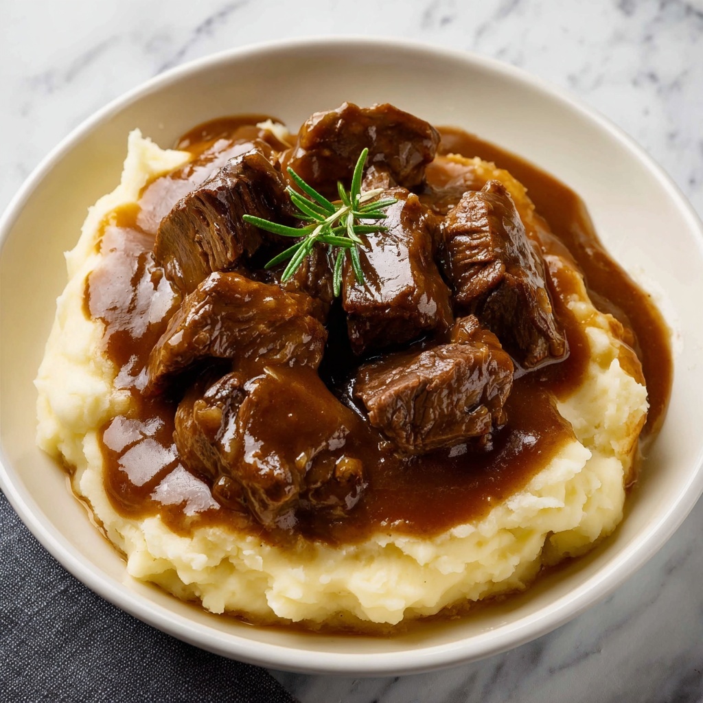 Beef Gravy Potatoes Recipe - Recipe Image