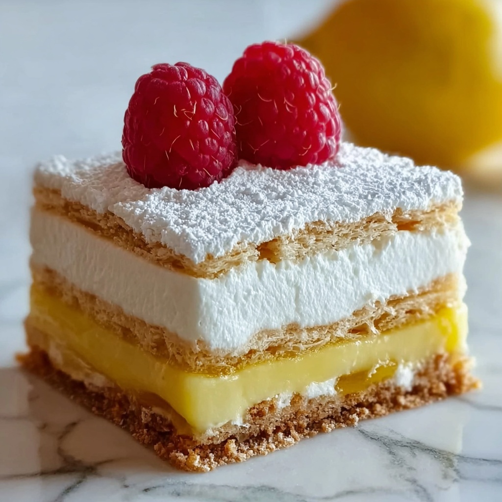 Zesty Lemon Cream Dream Bars Recipe - Recipe Image