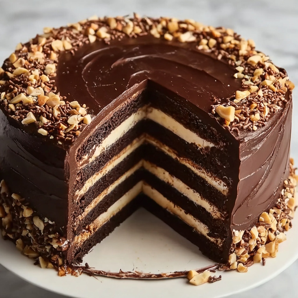 Turtle Chocolate Layer Cake Recipe - Recipe Image