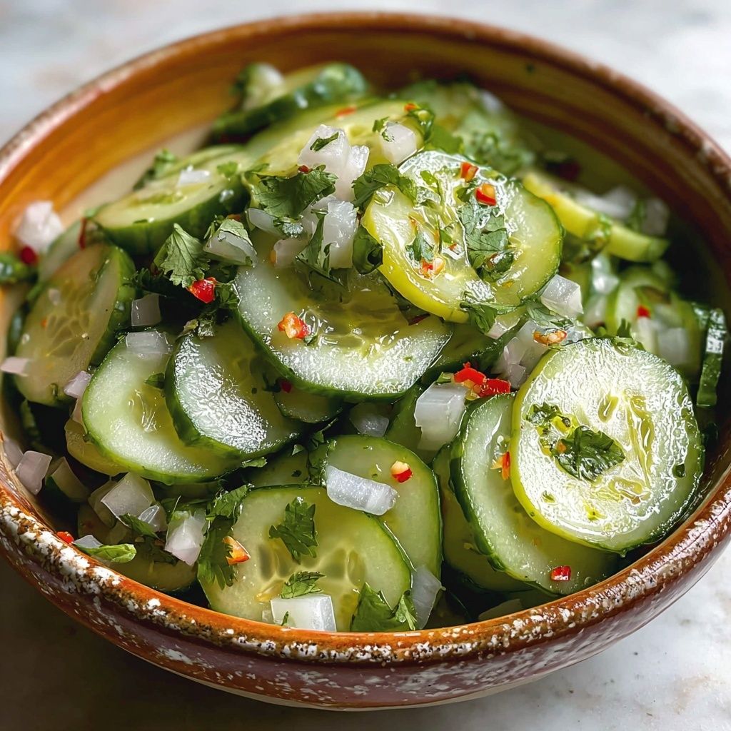 Mexican-Style Pickled Cucumbers Recipe - Recipe Image