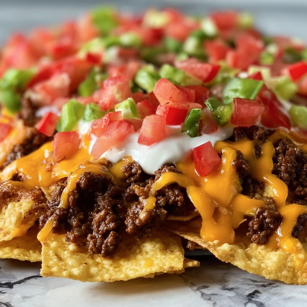 Beef Nachos Supreme Recipe - Recipe Image