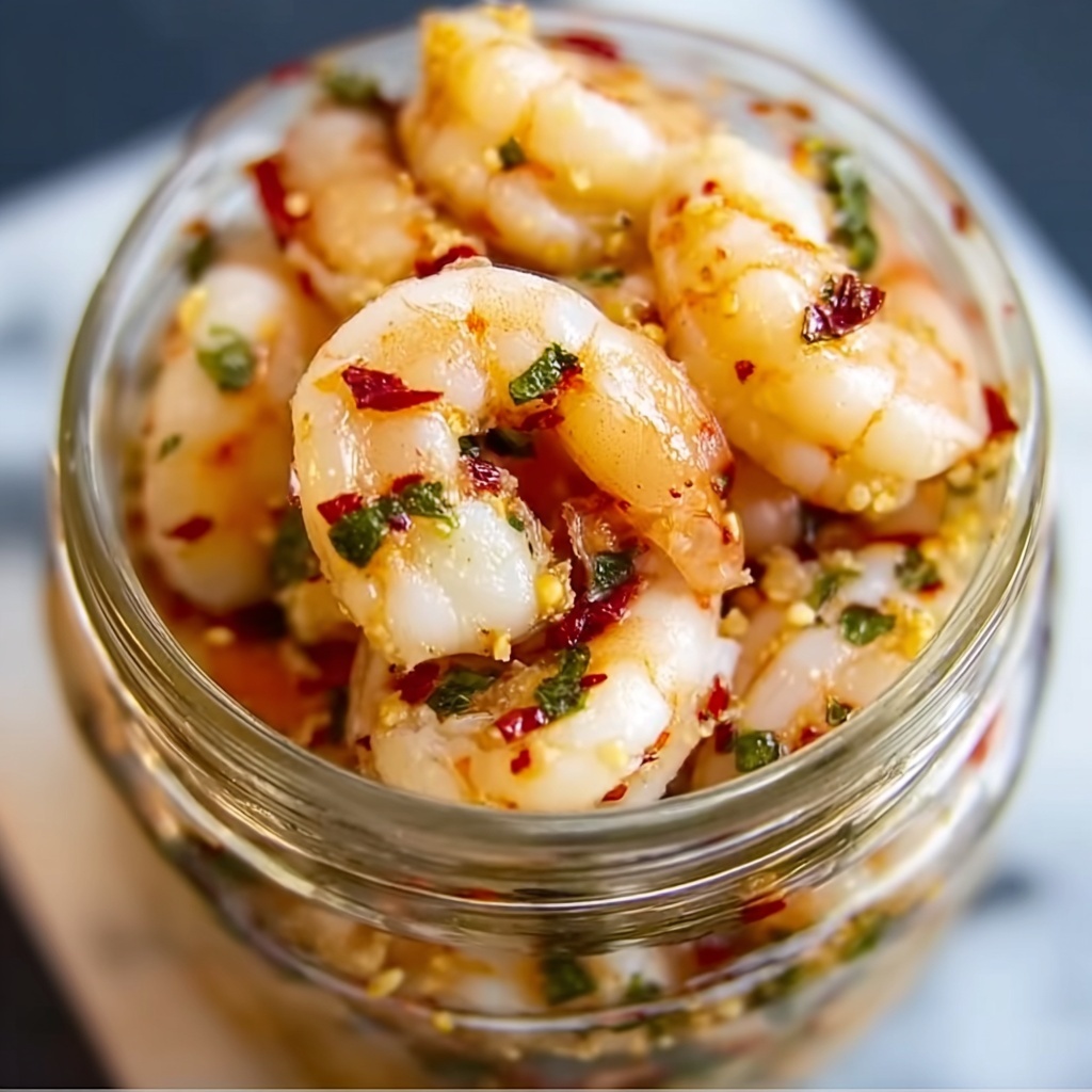 Spicy Pickled Shrimp Recipe - Recipe Image
