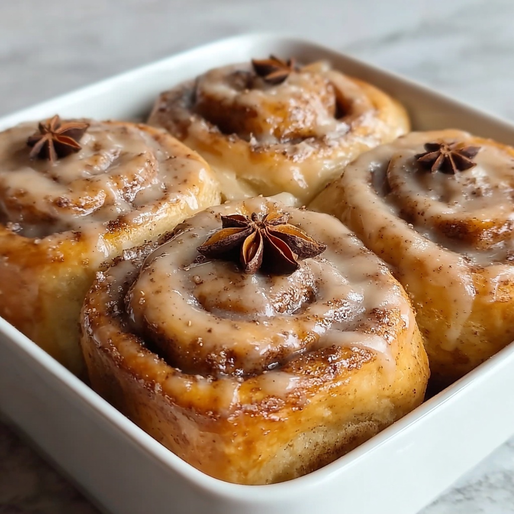 Chai Spice Cinnamon Rolls with Cream Cheese Frosting Recipe - Recipe Image