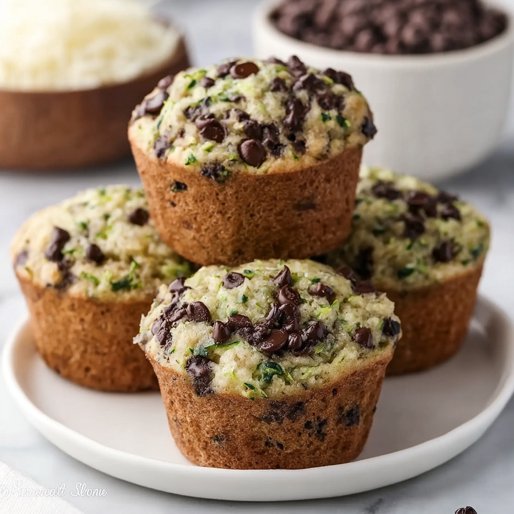 Chocolate Chip Zucchini Muffins Recipe - Recipe Image