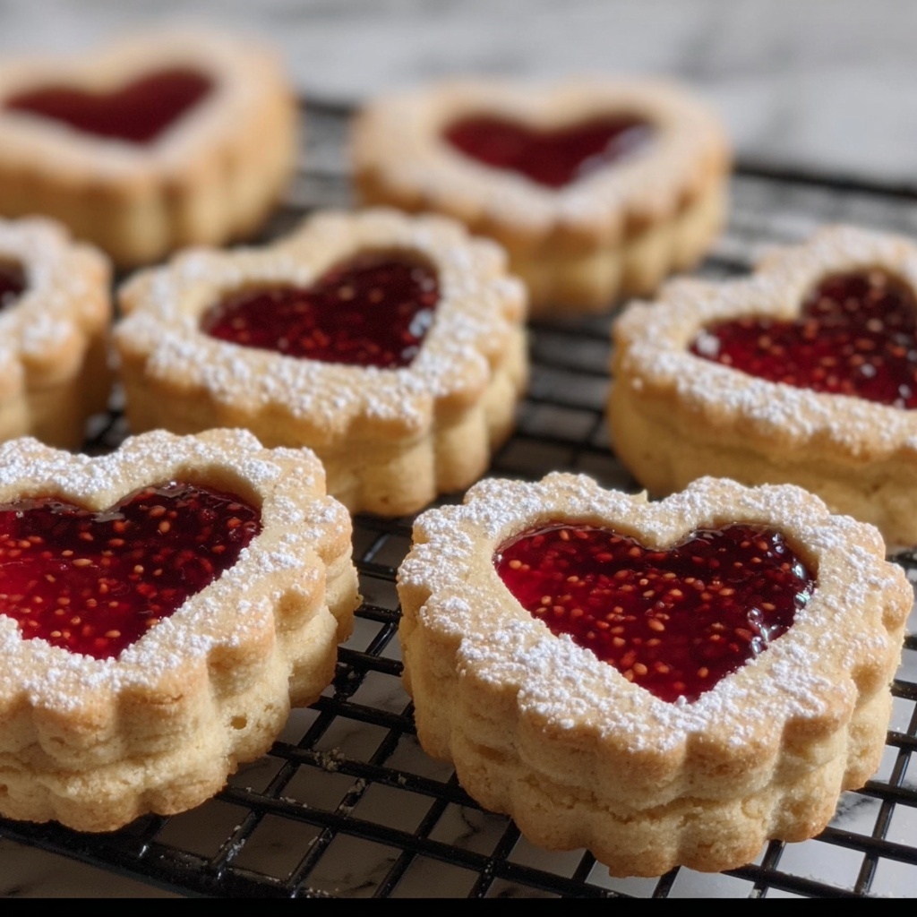 Raspberry Linzer Cookies Recipe - Recipe Image
