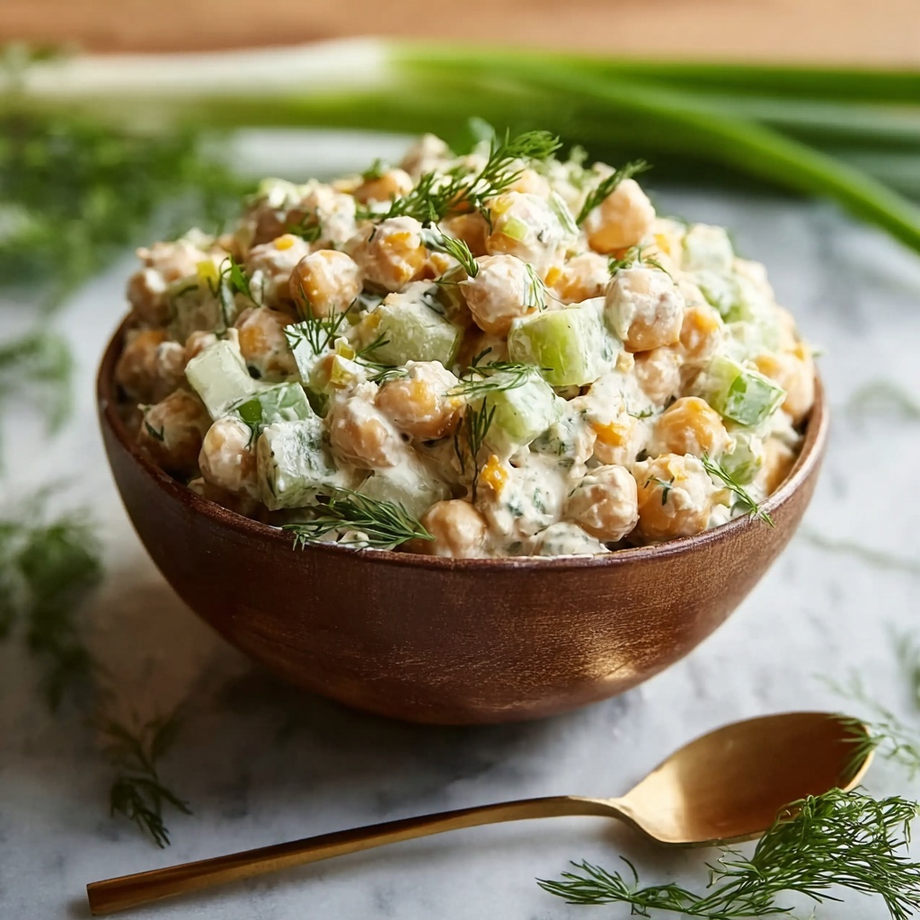 Mashed Chickpea Salad Recipe - Recipe Image