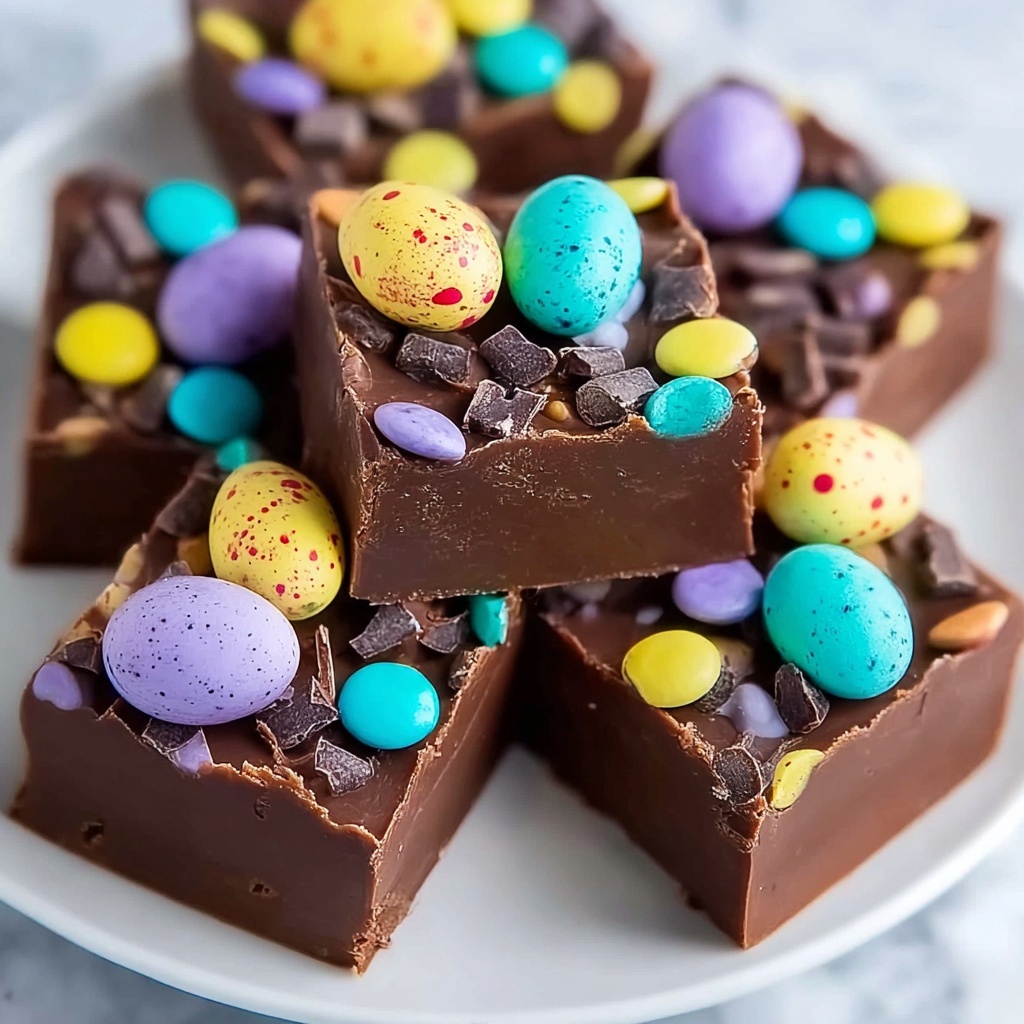 Easter Chocolate Fudge Recipe - Recipe Image