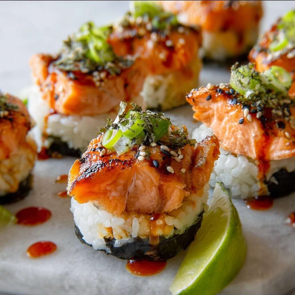 Viral Easy Salmon Sushi Bake Cups Recipe - Recipe Image