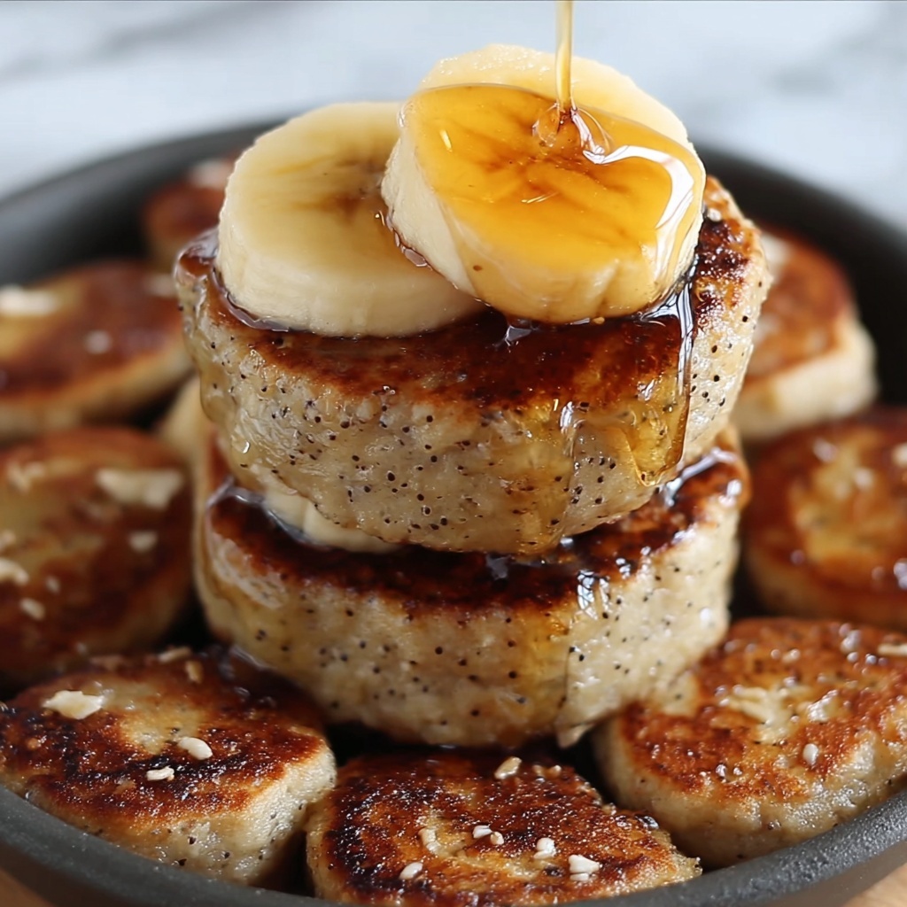 Cottage Cheese Banana Oat Protein Pancake Bites Recipe - Recipe Image