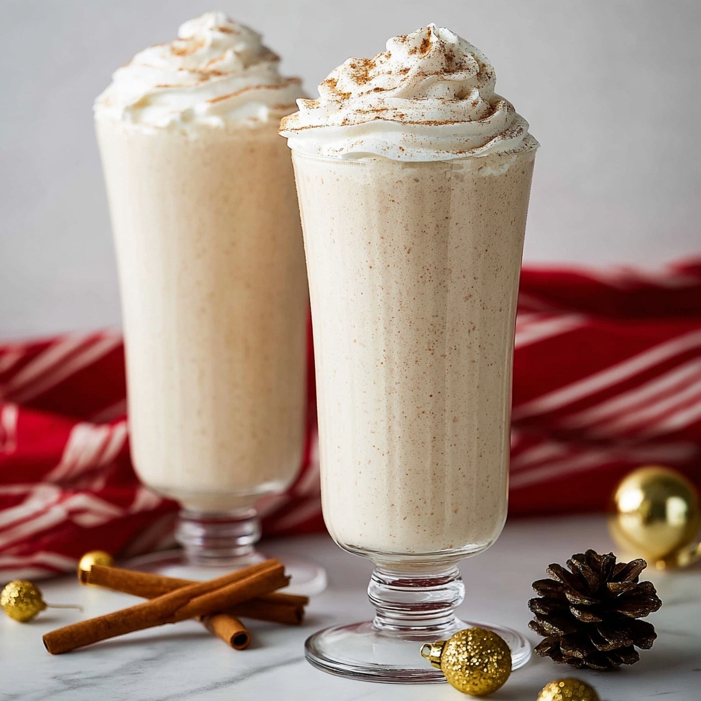Eggnog Milkshake Recipe - Recipe Image
