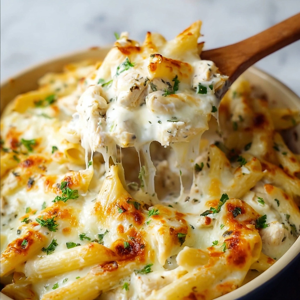 Chicken Alfredo Bake Recipe - Recipe Image