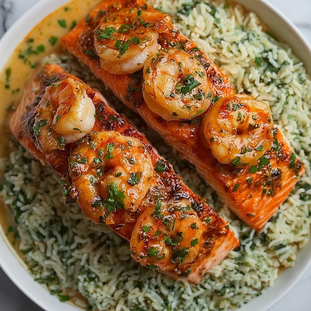 Crab and Shrimp Stuffed Salmon Recipe - Recipe Image