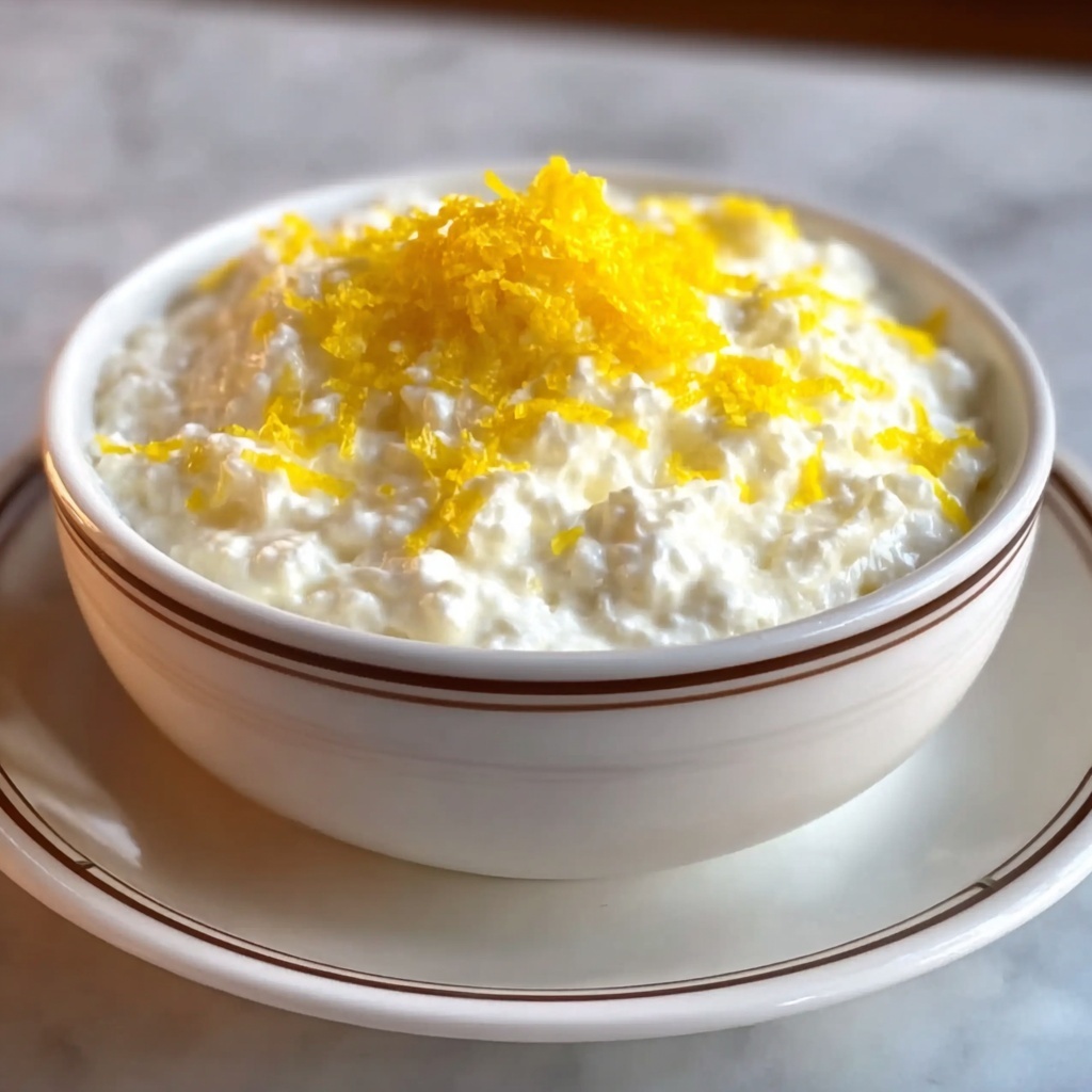 Lemon Cottage Cheese Pudding Recipe - Recipe Image